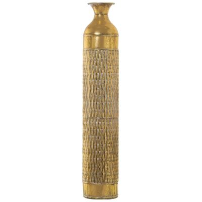 GOLDENE METALLVASE °17X89CM LL53013