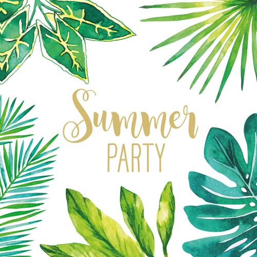 Jungle Summer Party 33x33 cm