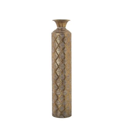 VASO IN METALLO 69CM ORO _°14X69CM LL53959