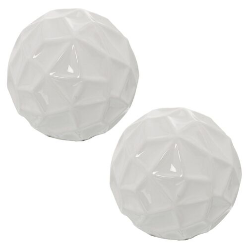 BOLA CERÁMICA 11,5CM BLANCO BRILLO _°11,5CM LL57226