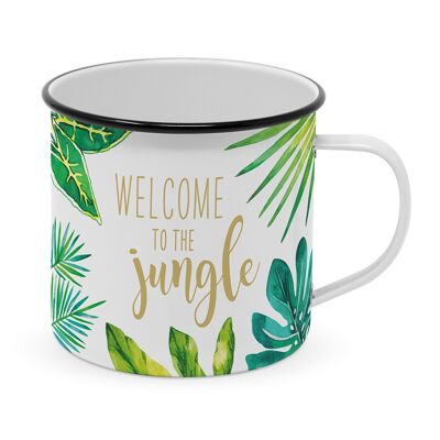 Mug en métal Happy Jungle