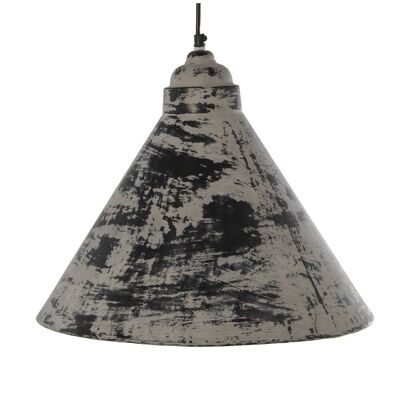 GRAY METAL CEILING LAMP, 1XE-27, MAX.60W °44X37CM, CABLE:106CM LL59615