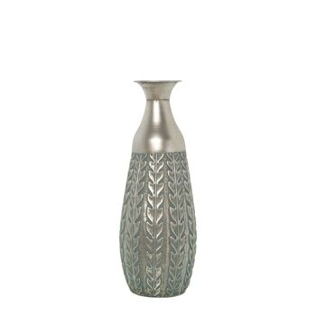 VASE MÉTAL ARGENT 56CM °20X56CM LL59650