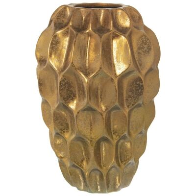 CERAMIC VASE 41CM GOLD _ 25X41CM LL59862