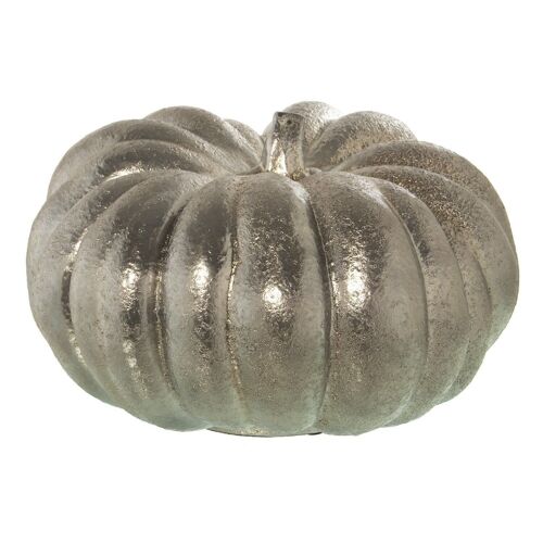 FIGURA CALABAZA CERÁMICA PLATA °35X18CM LL59864