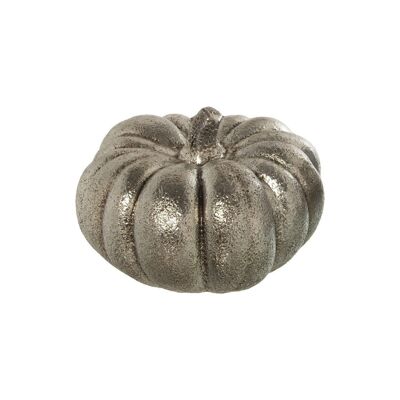 SILVER CERAMIC PUMPKIN FIGURE °24X15CM LL59866