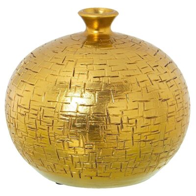 KERAMIKVASE ø26CM GOLD °26X24CM LL60426