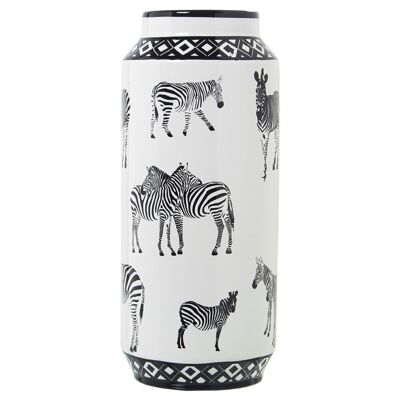 VASO IN CERAMICA ZEBRA °16X37CM LL60670