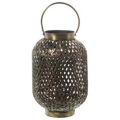 BRASS COLORED METAL TABLE LAMP, 1XE27, MAX.40W (NOT INCL °26.5X39/55CM LL61113