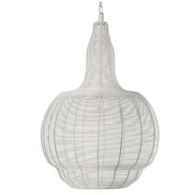 WHITE METAL CEILING LAMP, 1XE27, MAX.60W (NOT INCLUDED) °45X61CM LL61248