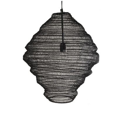 BLACK METAL CEILING LAMP, 1XE27, MAX.60W (NOT INCLUDED) °47.5X47.5CM LL61249