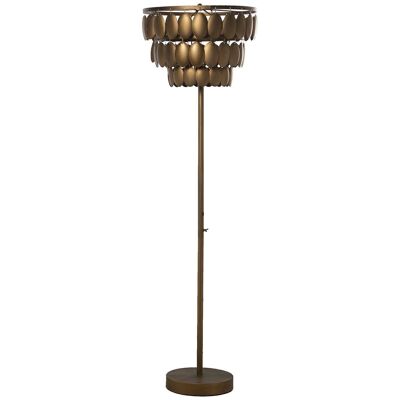 IRON METAL FLOOR LAMP, 1XE27, MAX.60W, HIGH DISPLAY32CM °46X162CM, BASE_ °29X6CM LL61296