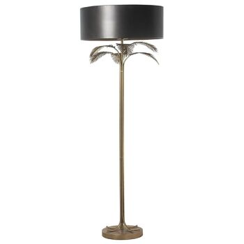 LAMPADAIRE EN MÉTAL OR/NOIR, 1XE27, MAX.60W, SOCLE:ø30C °60X165CM, ÉCRAN:°60X22CM LL61317