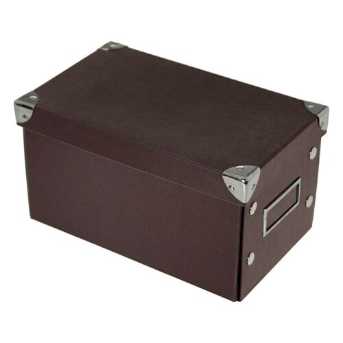 CAJA CARTON PLEGABLE MARRON _26X16X14CM LL61413