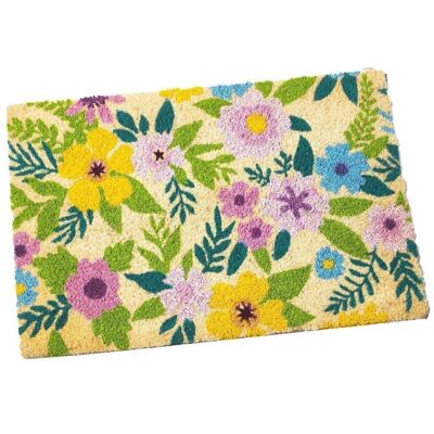 FLORESCOLORES COCONUT FIBER DOORMAT _40X60X2CM LL63304