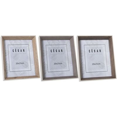PORTE PHOTO EN BOIS 20X25 CM ASSORTIMENT. AVEC PRÉSENTOIR, DM EXT:23,3X4X28,2CM, AVEC CROCHET LL69011