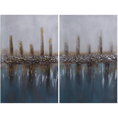 CANVAS PAINTING 60X90CM ABSTRACT ASSORTED 60X3X90CM LL69106