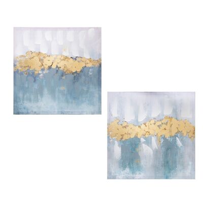 CANVAS PAINTING 60X60CM ABSTRACT ASSORTED _60X3X60CM LL69125