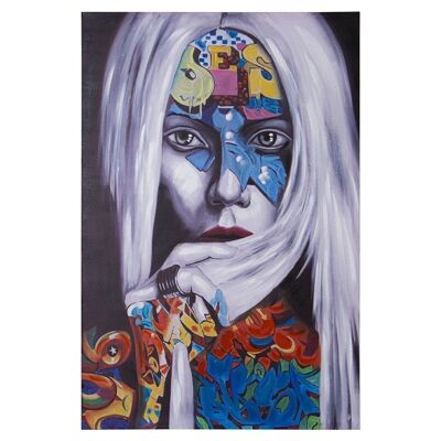 CANVAS PAINTING 80X120CM FACEWOMAN 80X3X120CM LL69136