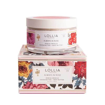 Lollia Always in Rose Whipped Body Butter