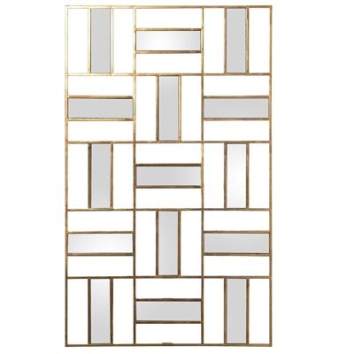 GOLD METAL WALL APPLIANCE W/MIRRORS 76X2.5X126CM, VERTICAL ONLY LL71736