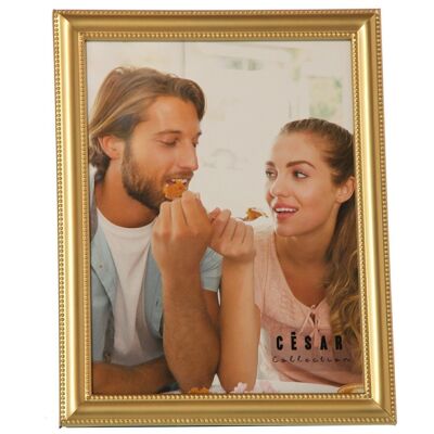 CADRE PHOTO EN MÉTAL DORÉ MAT 20X25CM (MÉTAL: ACIER) LL78019