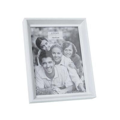 PHOTO HOLDER 10X15CM WHITE WOOD LL78106