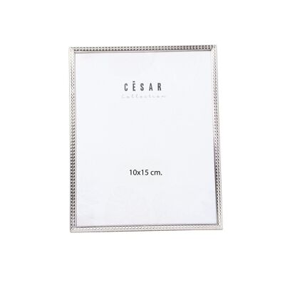 SILVER METAL PHOTO HOLDER 10X15CM EXT:10.4X1X15.4CM LL78578