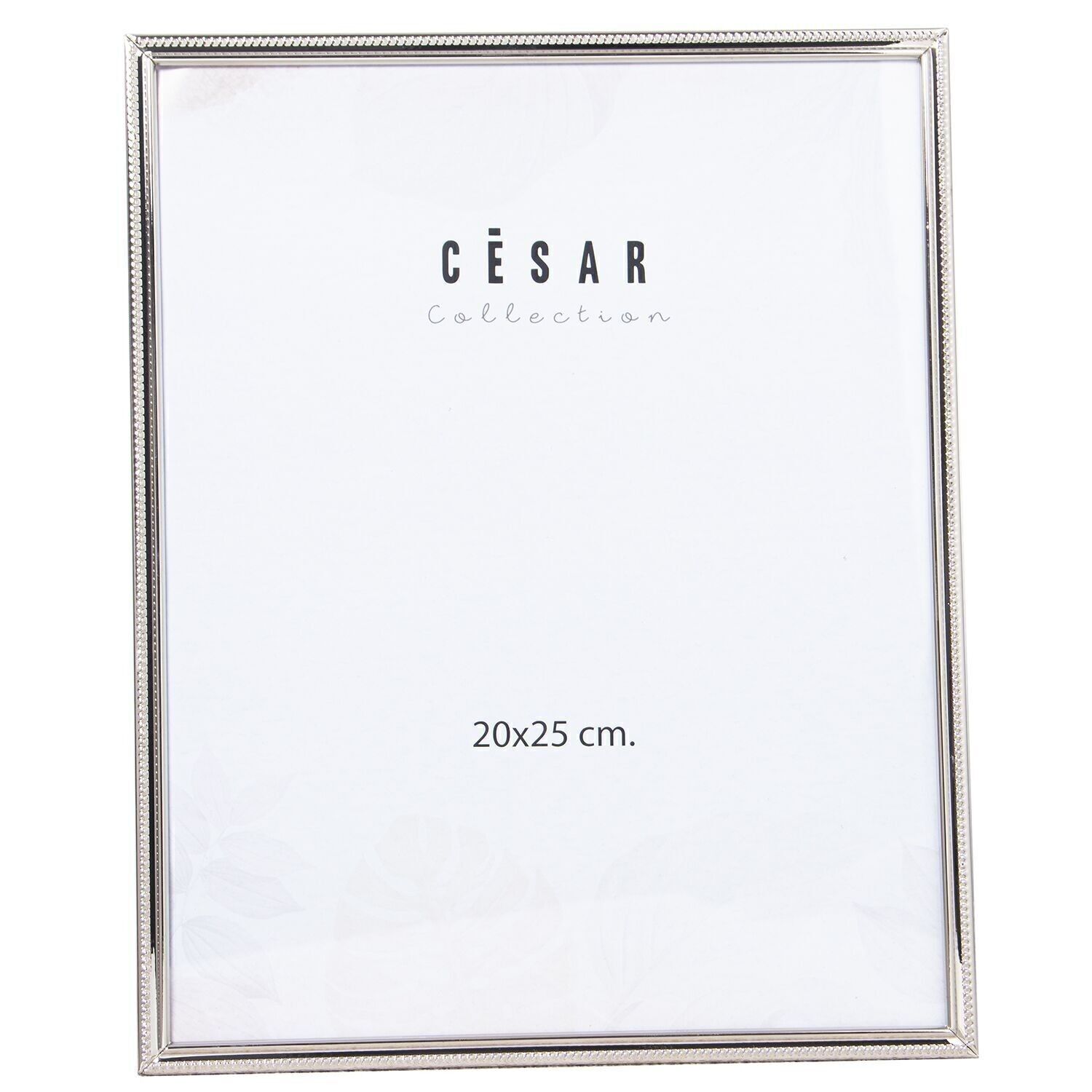 SILBERNER METALL-FOTOHALTER 20X25CM AUSSEN: 20,4X1X25,4CM LL78583