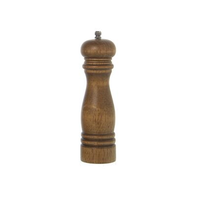 POIVRIERE EN BOIS 20CM COULEUR NOYER °5X20CM, BOIS D'HÉVÉA LL81279