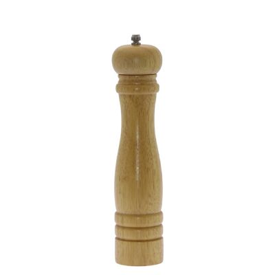 SCATOLA PER PEPE IN LEGNO NATURALE 25CM °5.5X25CM, LEGNO IN GOMMA LL81290