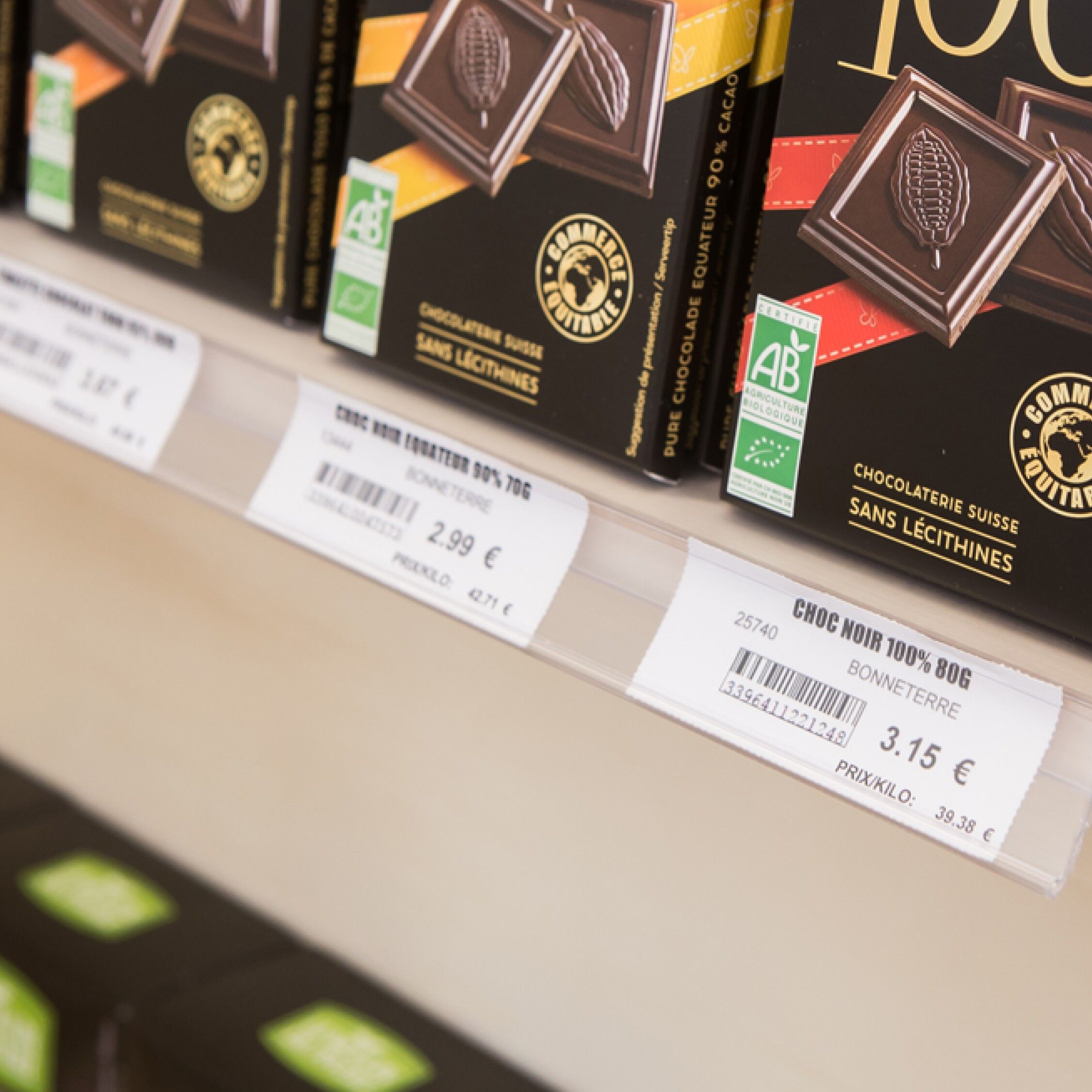 Porta etichette trasparente