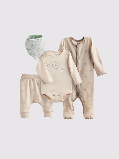 CAN GO Set-of-4 Bear & Bunny 374