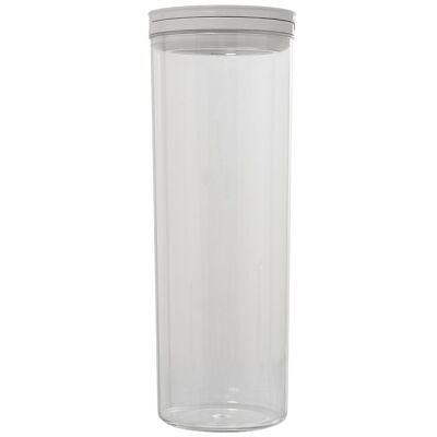 HERMETIC ROUND KITCHEN JAR2300ML-MATERIAL:AS,ABS&SILICON _°10.5X28.5CM LL82927