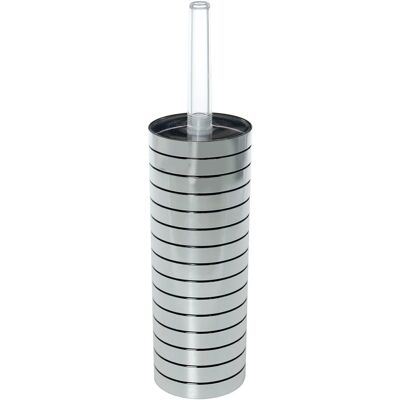 GLOSS GRAY ACRYLIC BRUSH HOLDER _°9.5X38CM LL87063