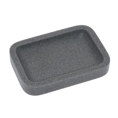 PORTASAPONE DA BAGNO IN ACRILICO GRIGIO _13X9X2CM LL87208