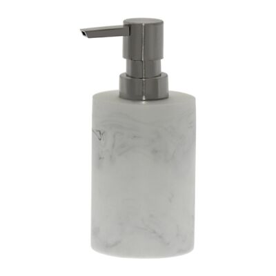 MARBLE FINISH ACRYLIC BATHROOM DISPENSER _10X7X16.5CM LL87212