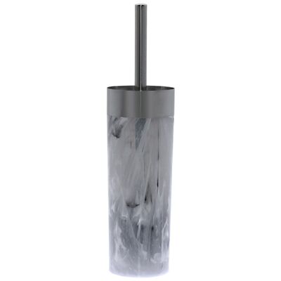 Badezimmer-/WC-Halter aus Acryl/Metall, Marmor-Finish, 9 x 35,5 cm, LL87350