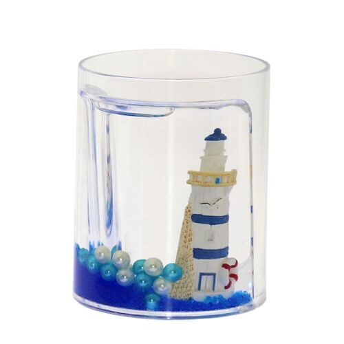 VASO BAÑO ACRÍLICO FARO _8,5X8,5X10CM LL87426