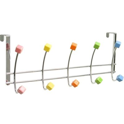 APPENDIABITI CON 5 GANCI CROMATI _48X20CM LL87576