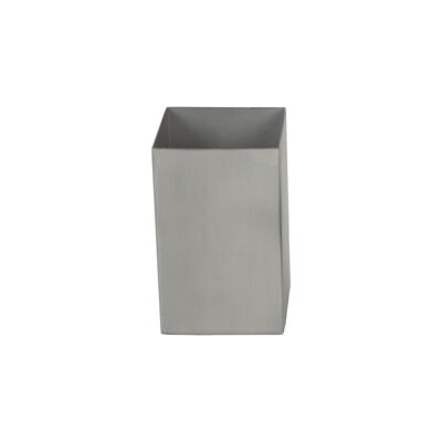 STEEL BATHROOM GLASS _6X6X10CM LL89837