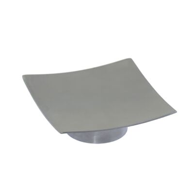 STEEL SOAP DISH _11X11X3CM LL89839