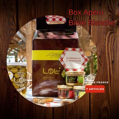 Apero Box - Birra Bianca - Confezione da 7 prodotti da gustare - Francia/Provenza