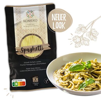 KOMEKO Spaghetti - sans gluten, végétalien (paquet de 12)