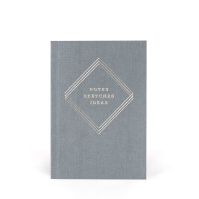 Notebook Denim - anthrazit