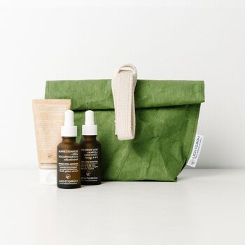 sac cosmétique | Panier de rangement Papier lavable vegan + durable 7
