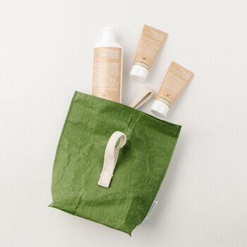 sac cosmétique | Panier de rangement Papier lavable vegan + durable 6