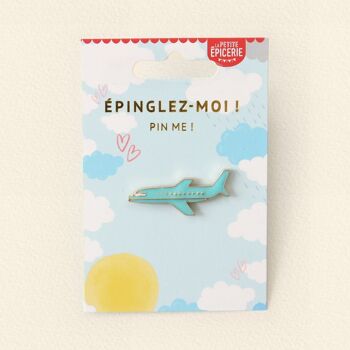 Broche pin's émaillé Avion 2