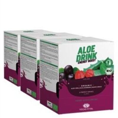 Aloe Drink Energy Boost (3x 6er Pack)