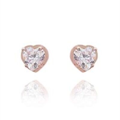 ear studs "heart"